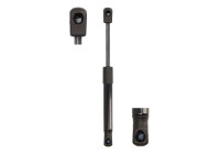 Gas spring, hood