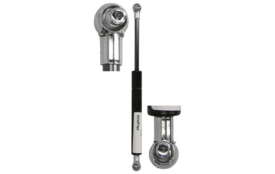 Gas spring, hood