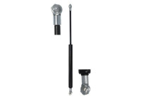 Gas spring, hood