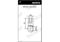 gas spring, trunk ML5637 Monroe