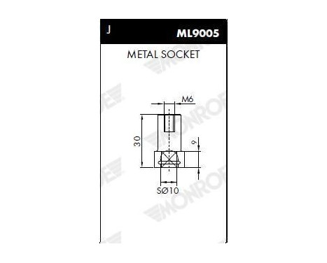 gas spring, trunk ML5652 Monroe, Image 6