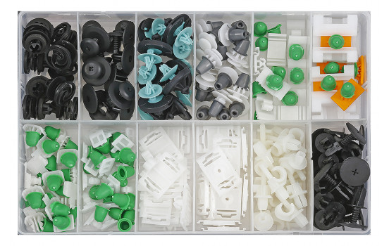 Assortment of upholstery clips for Audi 160 pieces