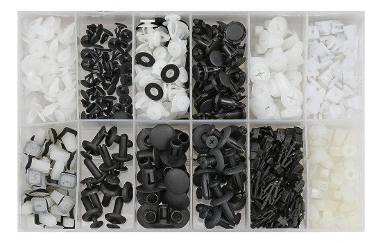 Assortment of upholstery clips for Mitsubishi 370 pieces