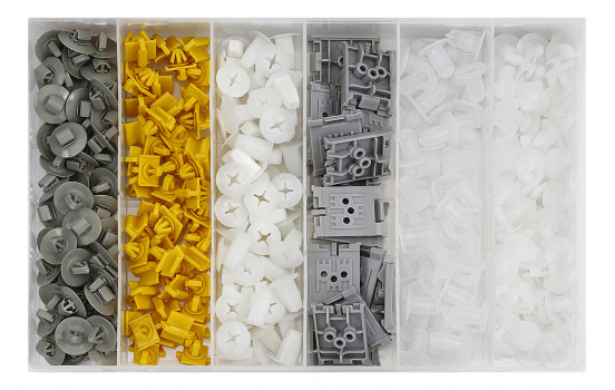 Assortment of upholstery clips for Renault 300 pieces