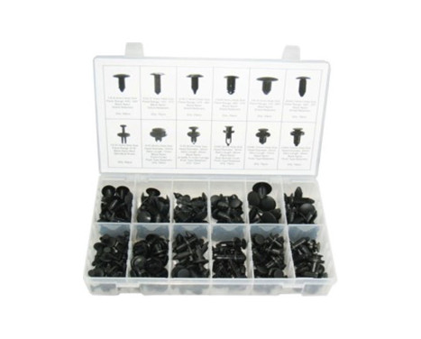 Assortment Upholstery clips 192 pcs