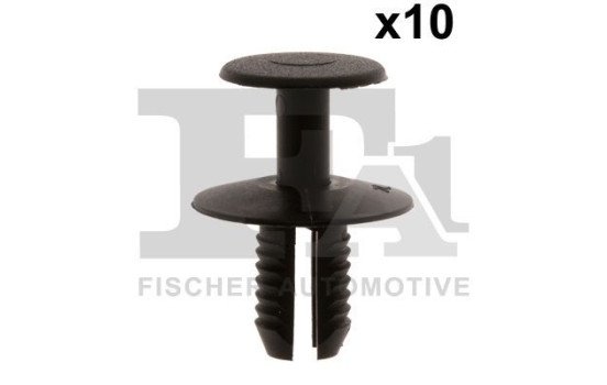 Clip, decorative/protective strip