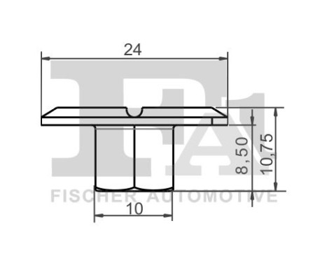 Clip, decorative/protective strip, Image 2