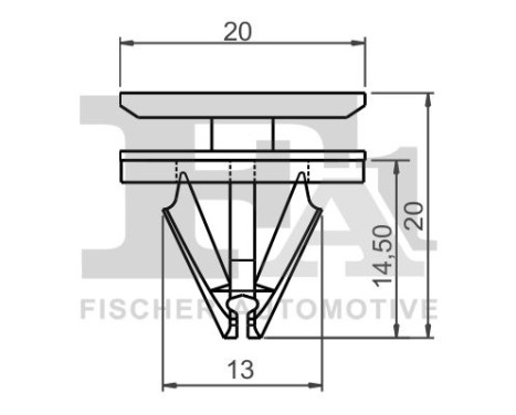 Clip, decorative/protective strip, Image 2