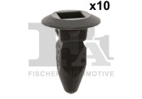 Clip, decorative/protective strip