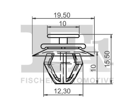 Clip, decorative/protective strip, Image 2