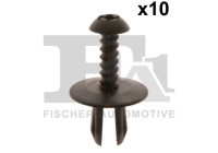 Clip, decorative/protective strip