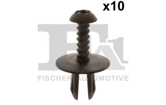 Clip, decorative/protective strip