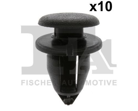 Clip, decorative/protective strip