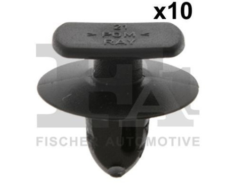 Clip, decorative/protective strip