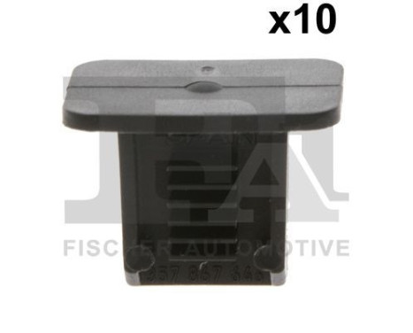Clip, decorative/protective strip