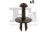 Clip, decorative/protective strip