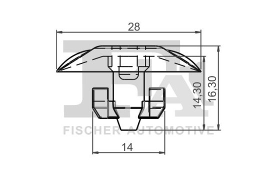 Clip, decorative/protective strip, Image 2