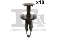 Clip, decorative/protective strip