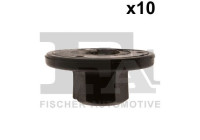 Clip, decorative/protective strip
