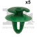 Clip, decorative/protective strip