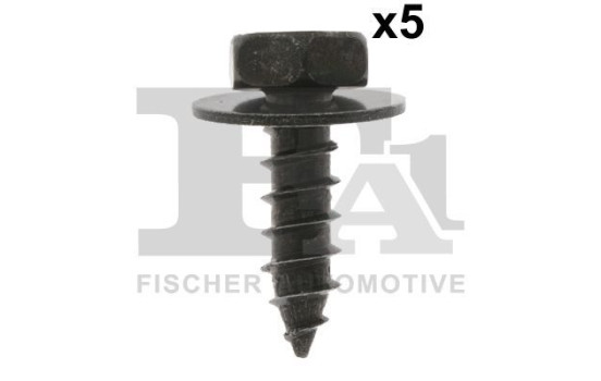 Clip, decorative/protective strip