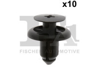 Clip, decorative/protective strip