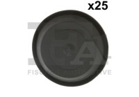Clip, decorative/protective strip
