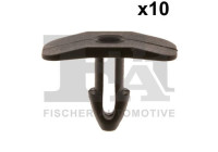 Clip, decorative/protective strip