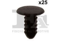 Clip, decorative/protective strip