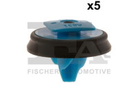 Clip, decorative/protective strip