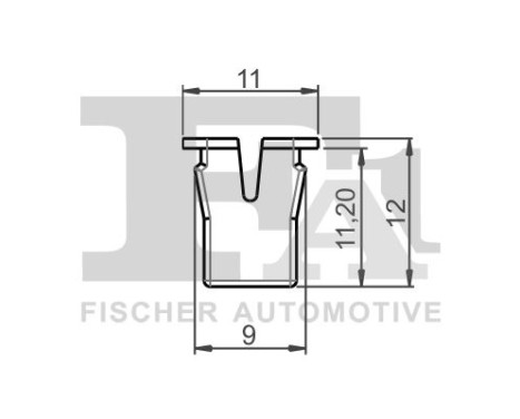 Clip, decorative/protective strip