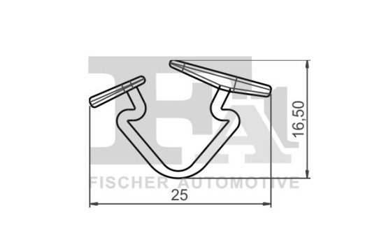 Clip, decorative/protective strip, Image 2