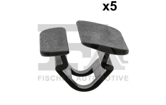 Clip, decorative/protective strip
