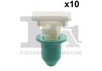 Clip, decorative/protective strip
