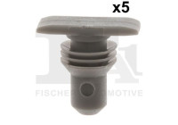 Clip, decorative/protective strip