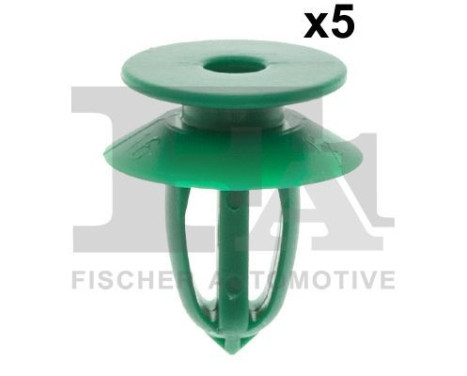 Clip, decorative/protective strip