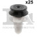 Clip, decorative/protective strip, Thumbnail 2