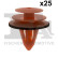 Clip, decorative/protective strip, Thumbnail 2