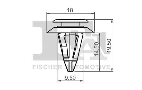 Clip, decorative/protective strip, Image 2