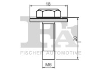 Clip, decorative/protective strip