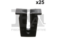 Clip, decorative/protective strip