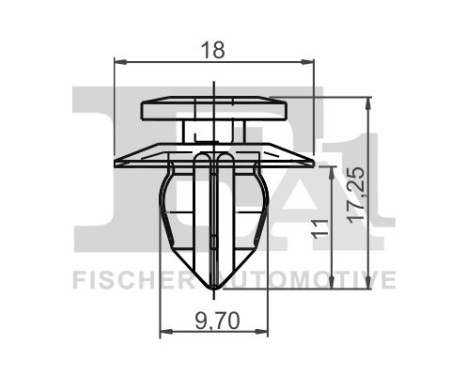 Clip, decorative/protective strip