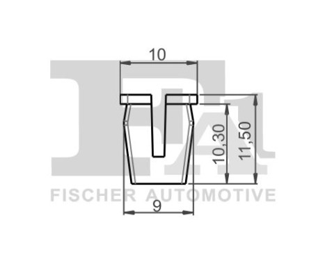 Clip, decorative/protective strip