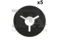 Clip, decorative/protective strip