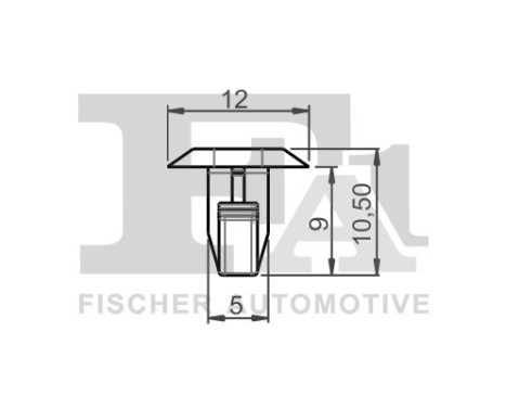 Clip, decorative/protective strip Clip, decorative/protective strip