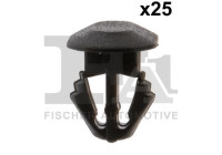 Clip, decorative/protective strip