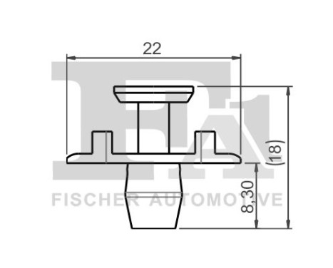 Clip, decorative/protective strip