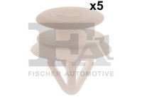 Clip, decorative/protective strip