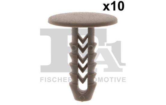 Clip, decorative/protective strip