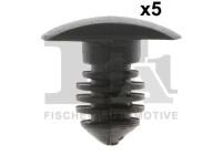Clip, decorative/protective strip